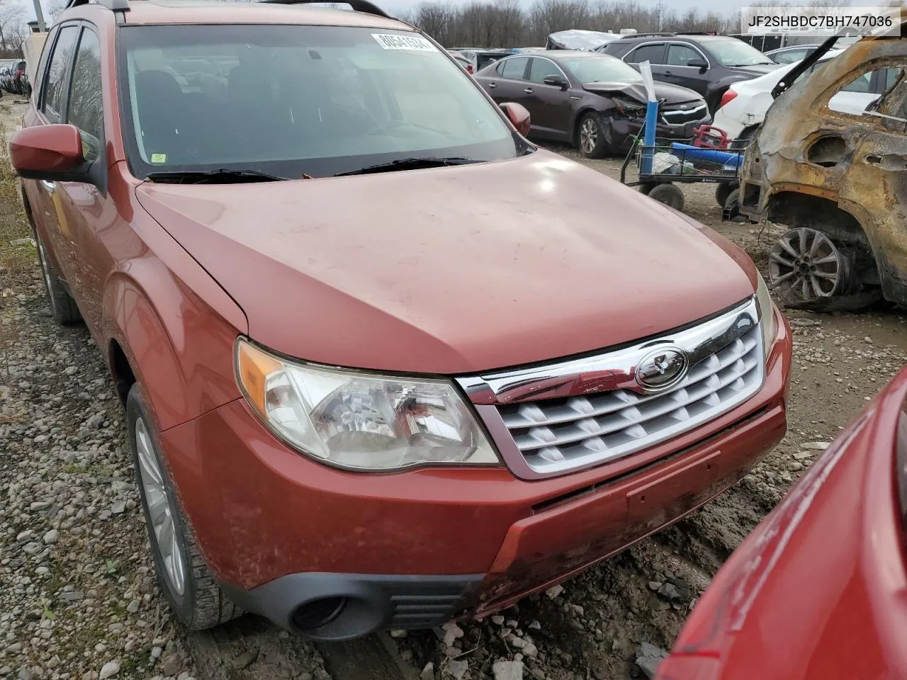 2011 Subaru Forester 2.5X Premium VIN: JF2SHBDC7BH747036 Lot: 80541534