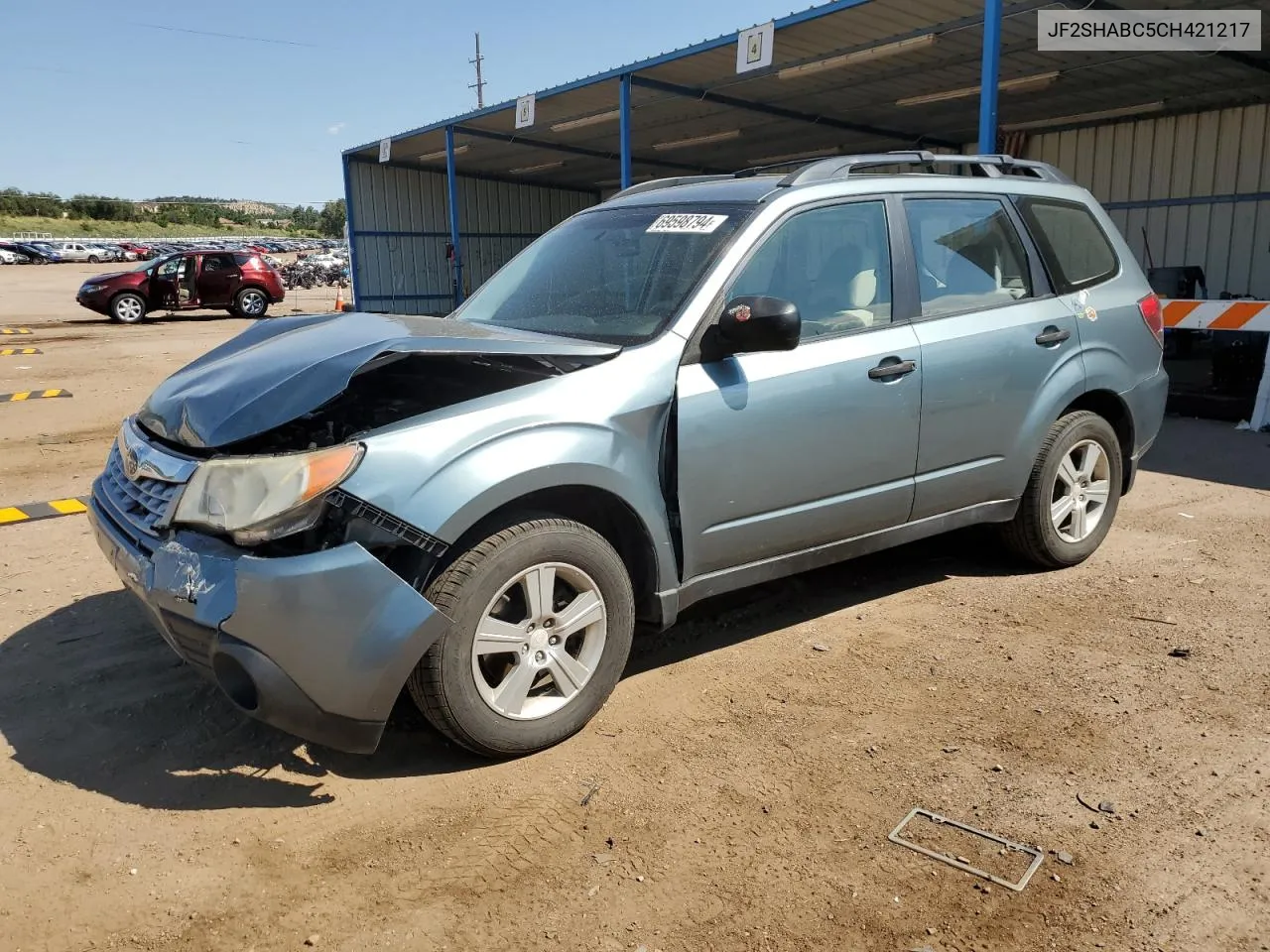 JF2SHABC5CH421217 2012 Subaru Forester 2.5X