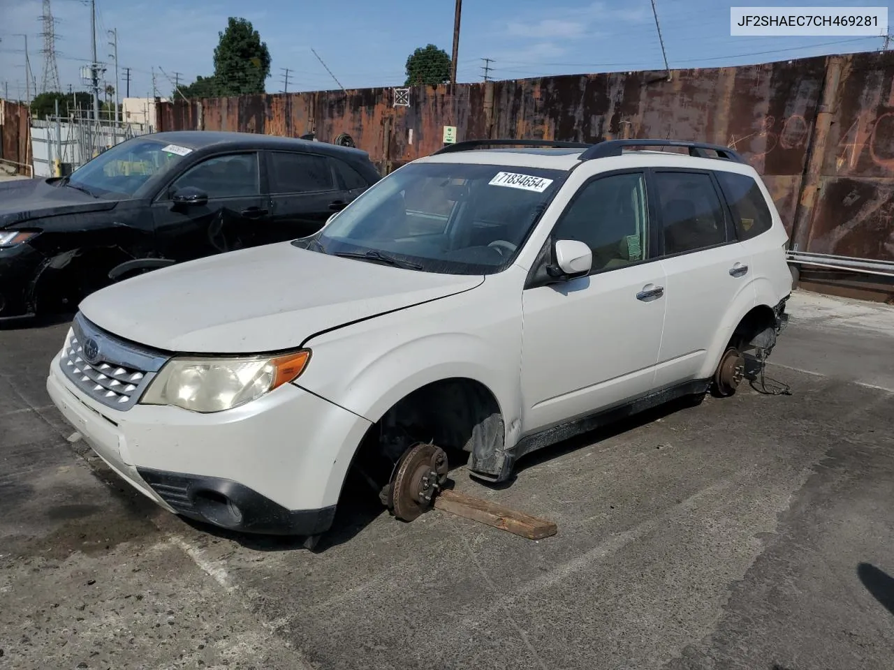 2012 Subaru Forester Limited VIN: JF2SHAEC7CH469281 Lot: 71834654