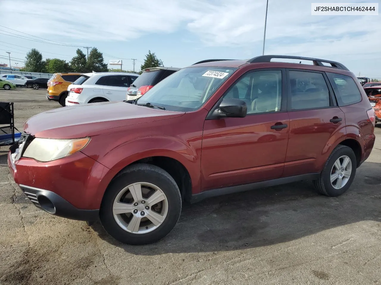 2012 Subaru Forester 2.5X VIN: JF2SHABC1CH462444 Lot: 72374524