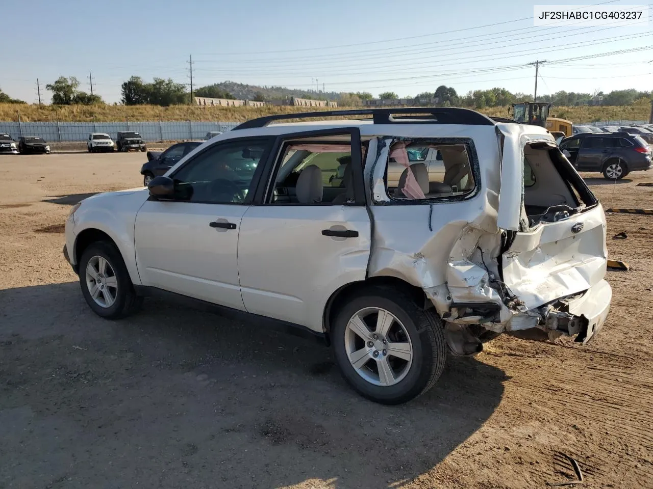 2012 Subaru Forester 2.5X VIN: JF2SHABC1CG403237 Lot: 74532884