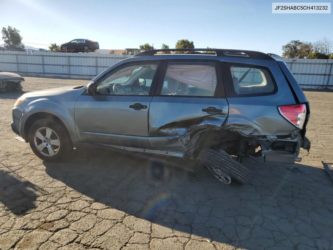 2012 Subaru Forester 2.5X VIN: JF2SHABC5CH413232 Lot: 75330294