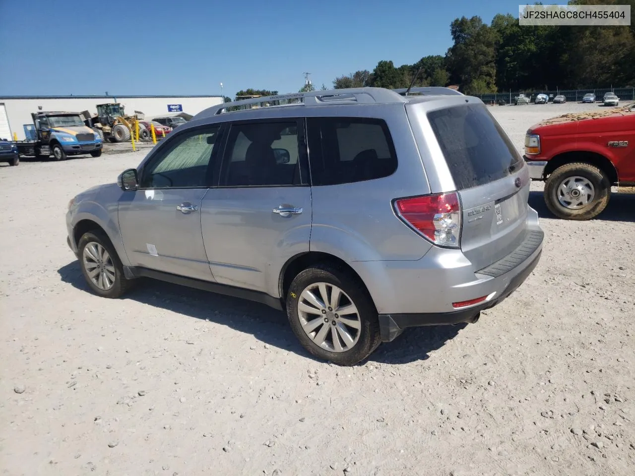 2012 Subaru Forester Touring VIN: JF2SHAGC8CH455404 Lot: 75418134