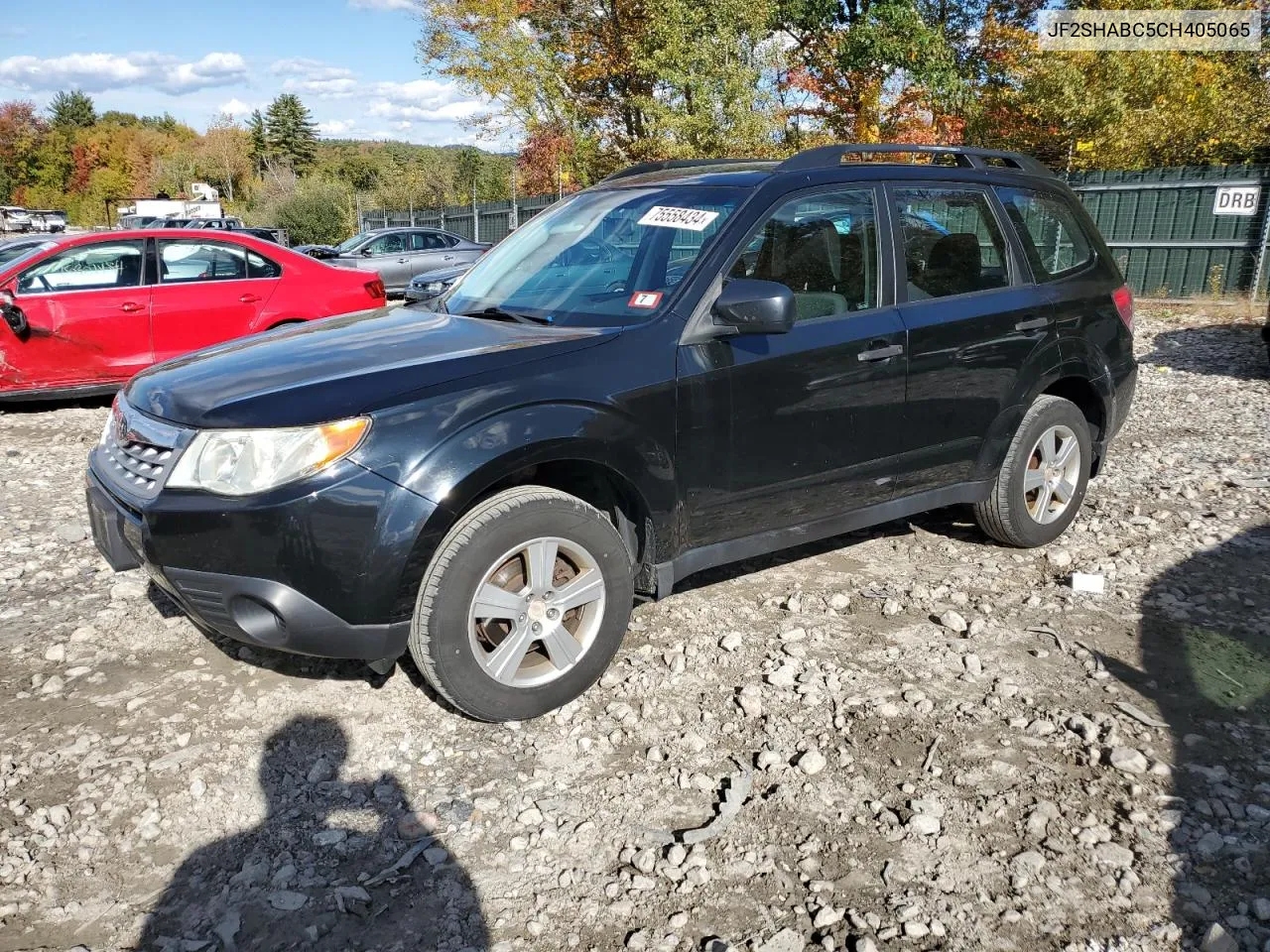 2012 Subaru Forester 2.5X VIN: JF2SHABC5CH405065 Lot: 75558434