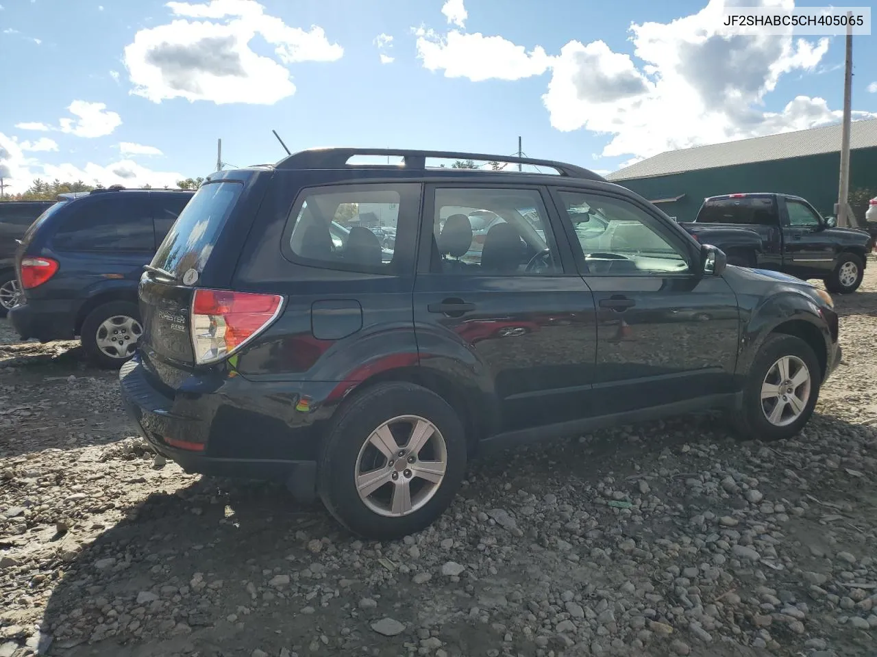 2012 Subaru Forester 2.5X VIN: JF2SHABC5CH405065 Lot: 75558434