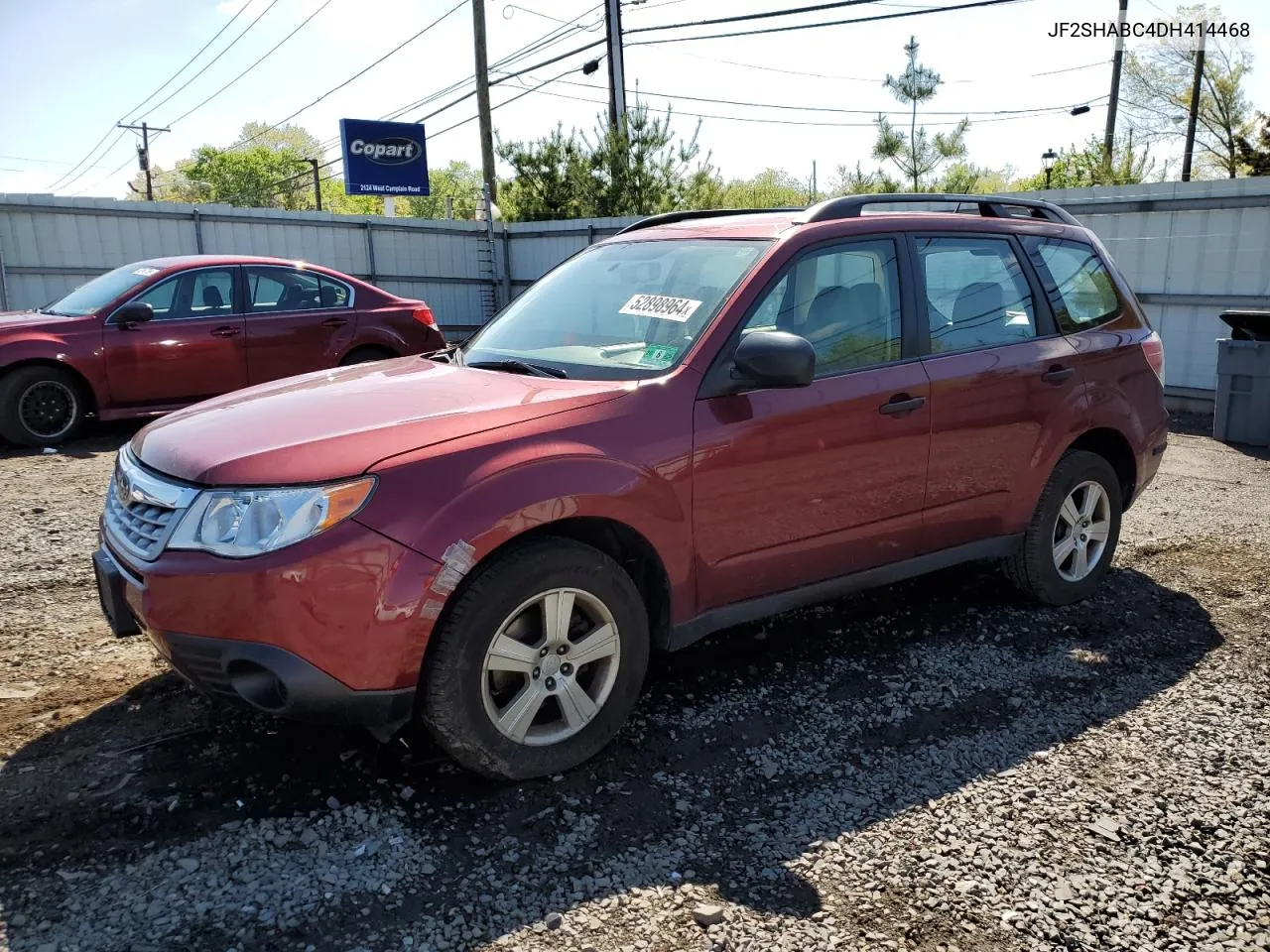 2013 Subaru Forester 2.5X VIN: JF2SHABC4DH414468 Lot: 52898964