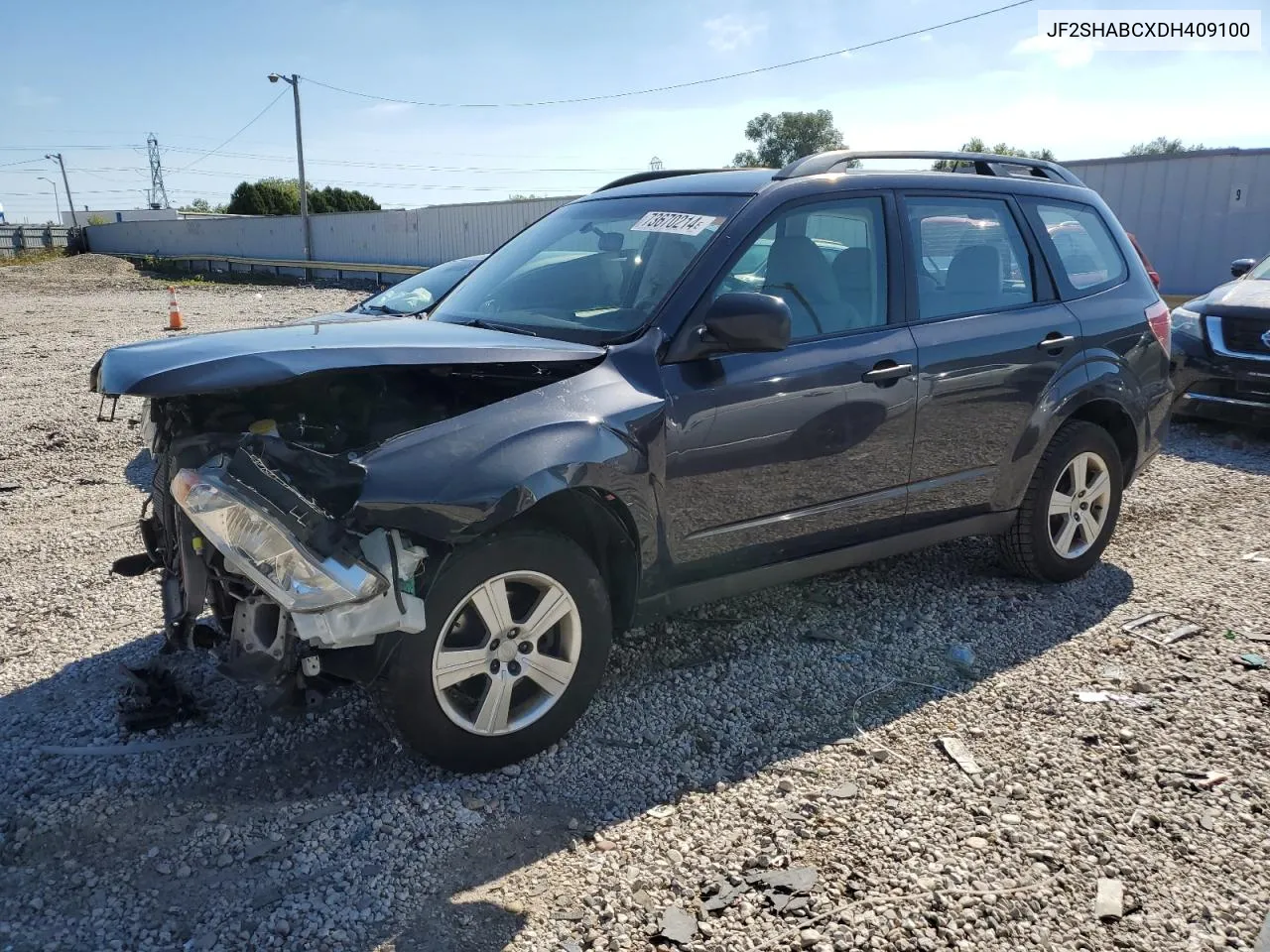 2013 Subaru Forester 2.5X VIN: JF2SHABCXDH409100 Lot: 73670214