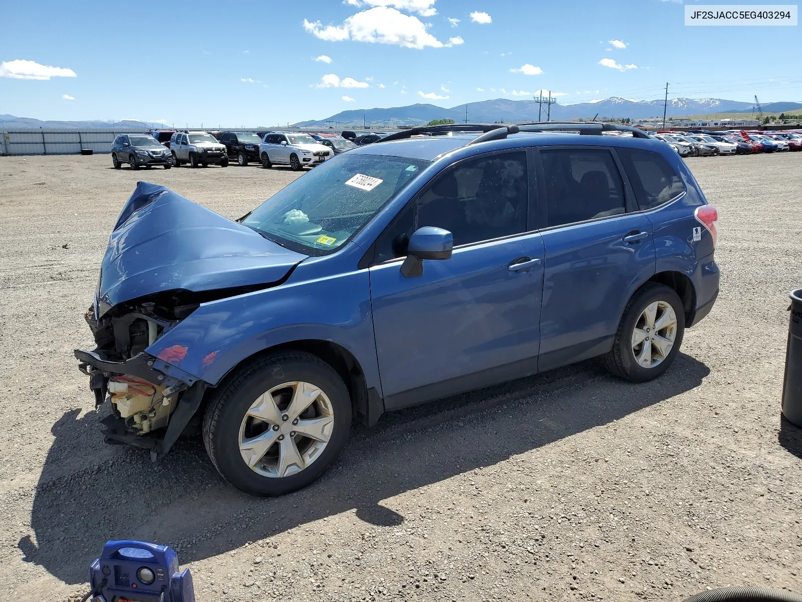 2014 Subaru Forester 2.5I Premium VIN: JF2SJACC5EG403294 Lot: 57580244