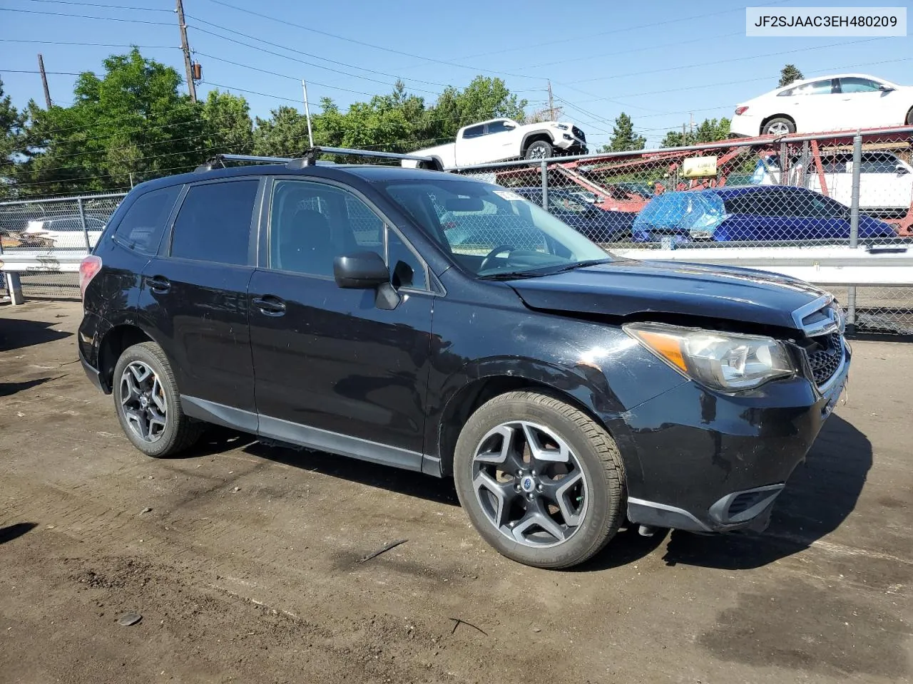 2014 Subaru Forester 2.5I VIN: JF2SJAAC3EH480209 Lot: 58774654