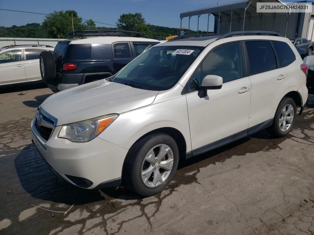 2014 Subaru Forester 2.5I Premium VIN: JF2SJAGC7EH424331 Lot: 60513834