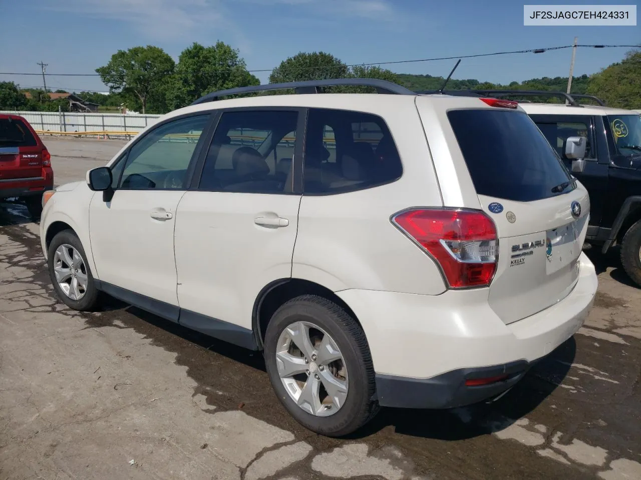 2014 Subaru Forester 2.5I Premium VIN: JF2SJAGC7EH424331 Lot: 60513834