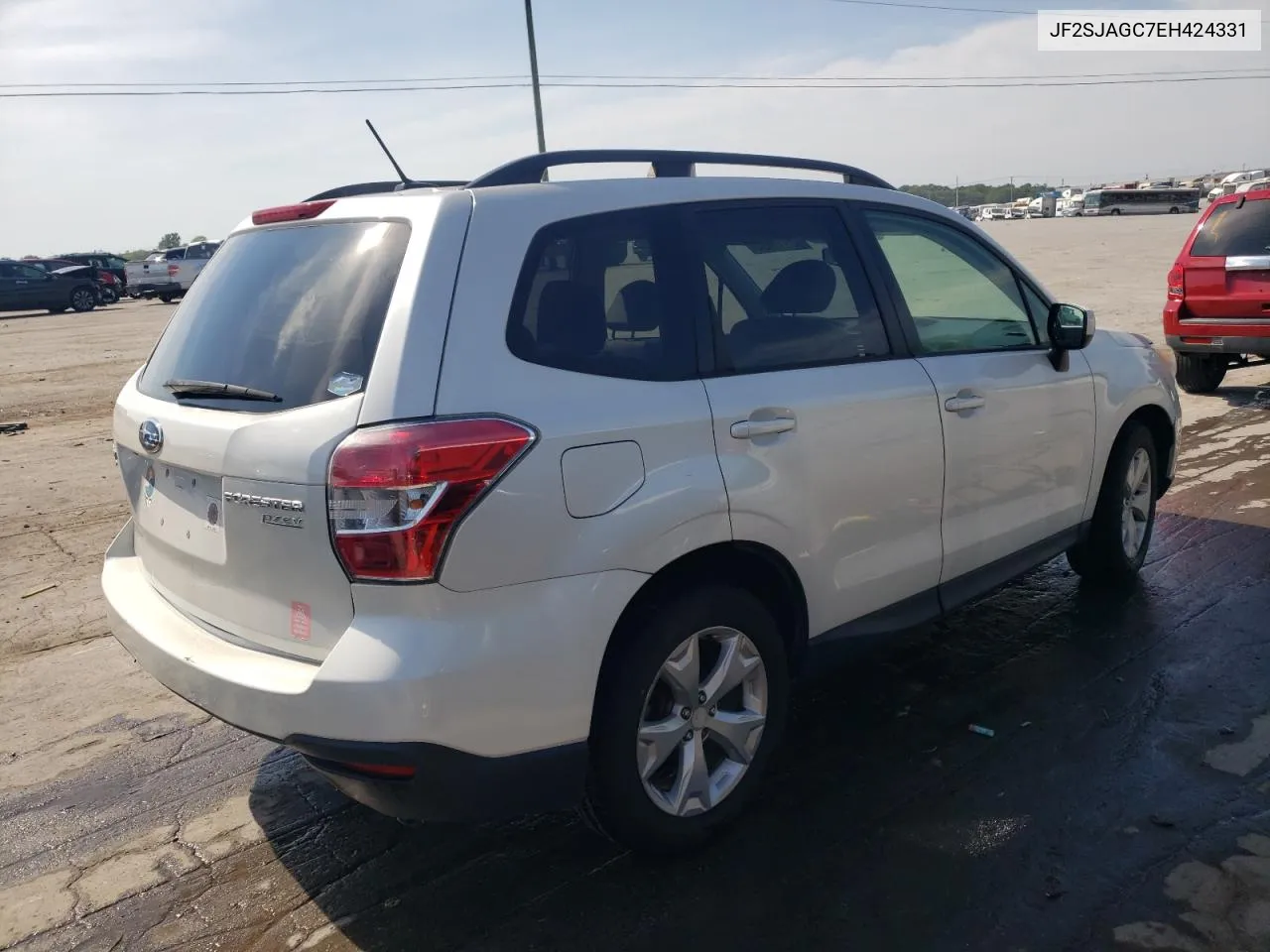 2014 Subaru Forester 2.5I Premium VIN: JF2SJAGC7EH424331 Lot: 60513834