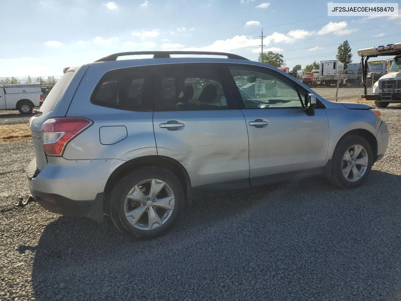 2014 Subaru Forester 2.5I Premium VIN: JF2SJAEC0EH458470 Lot: 61682324