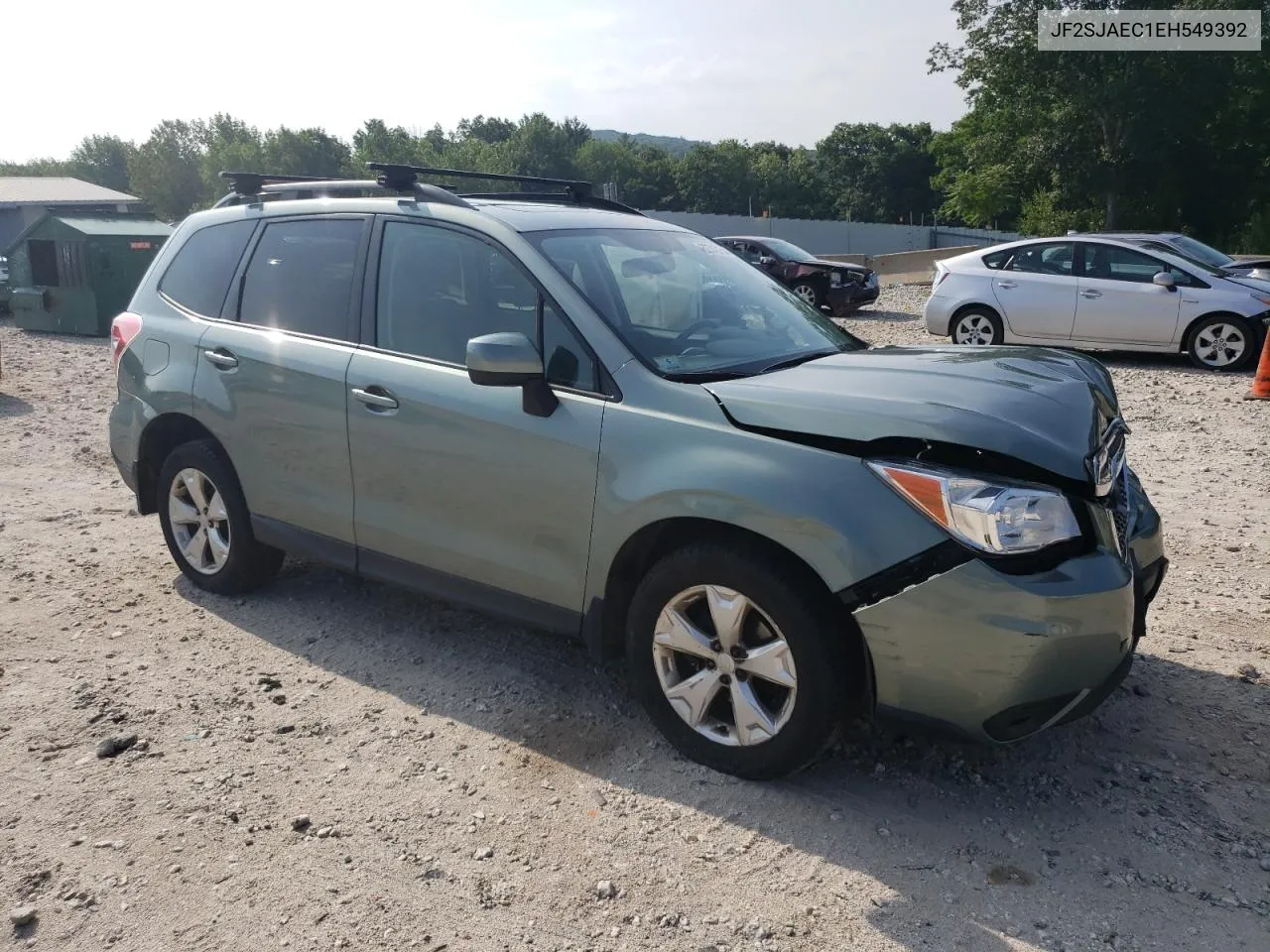 2014 Subaru Forester 2.5I Premium VIN: JF2SJAEC1EH549392 Lot: 62740154