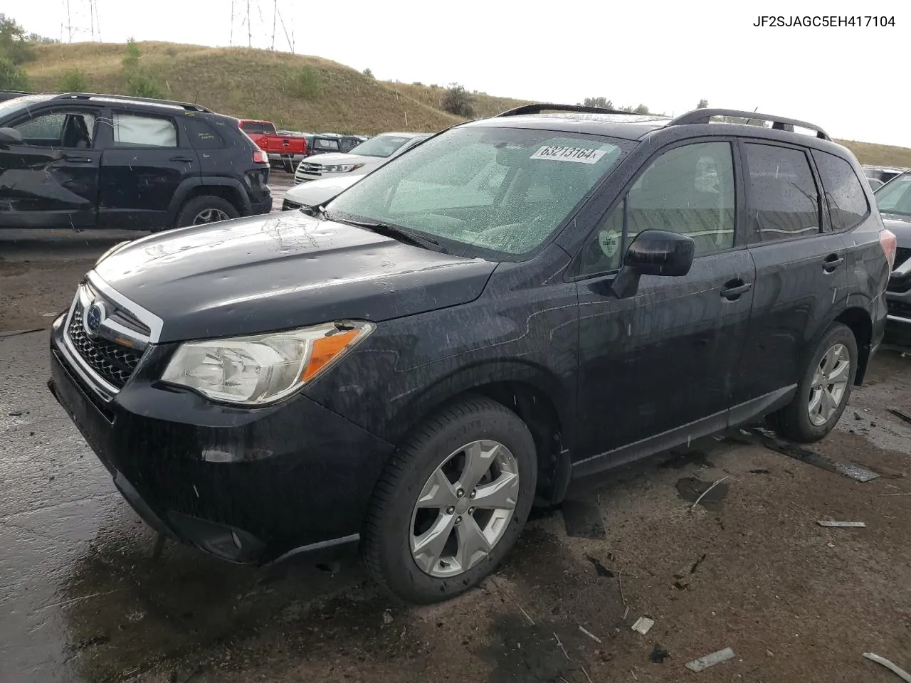 2014 Subaru Forester 2.5I Premium VIN: JF2SJAGC5EH417104 Lot: 63213164