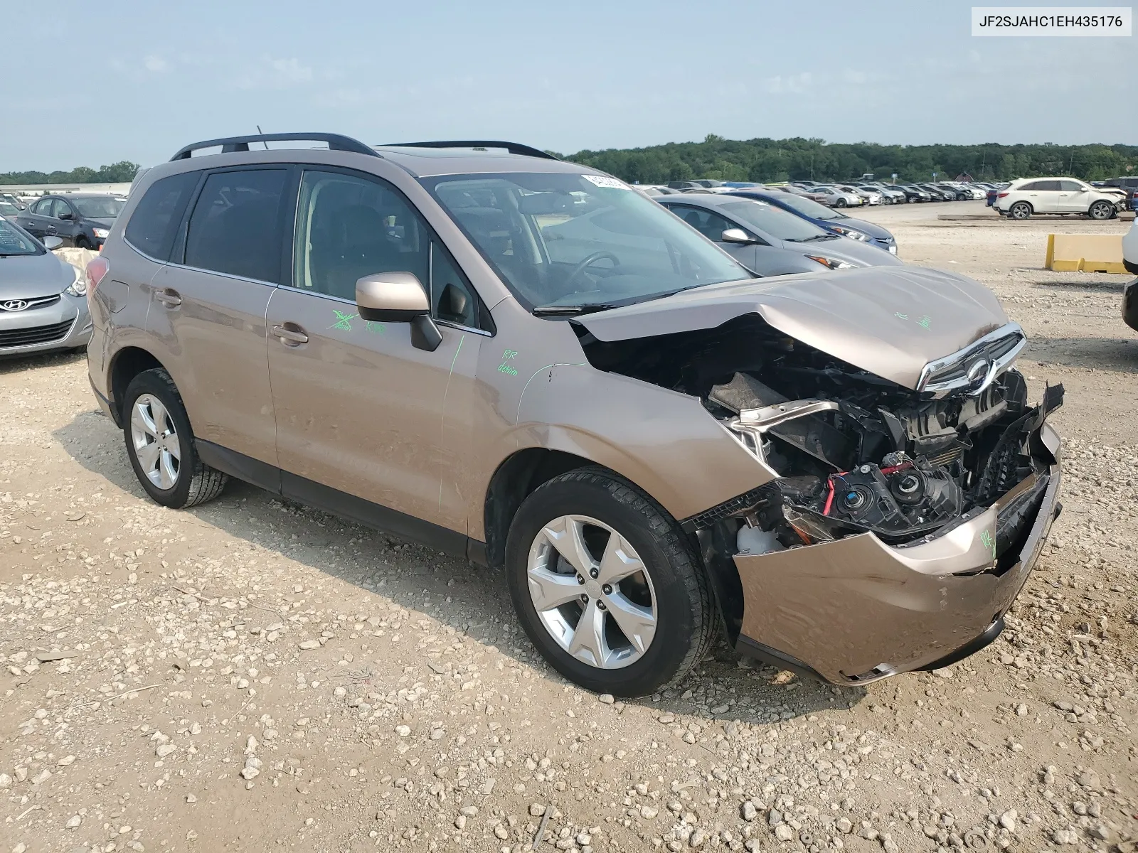 2014 Subaru Forester 2.5I Limited VIN: JF2SJAHC1EH435176 Lot: 64202894