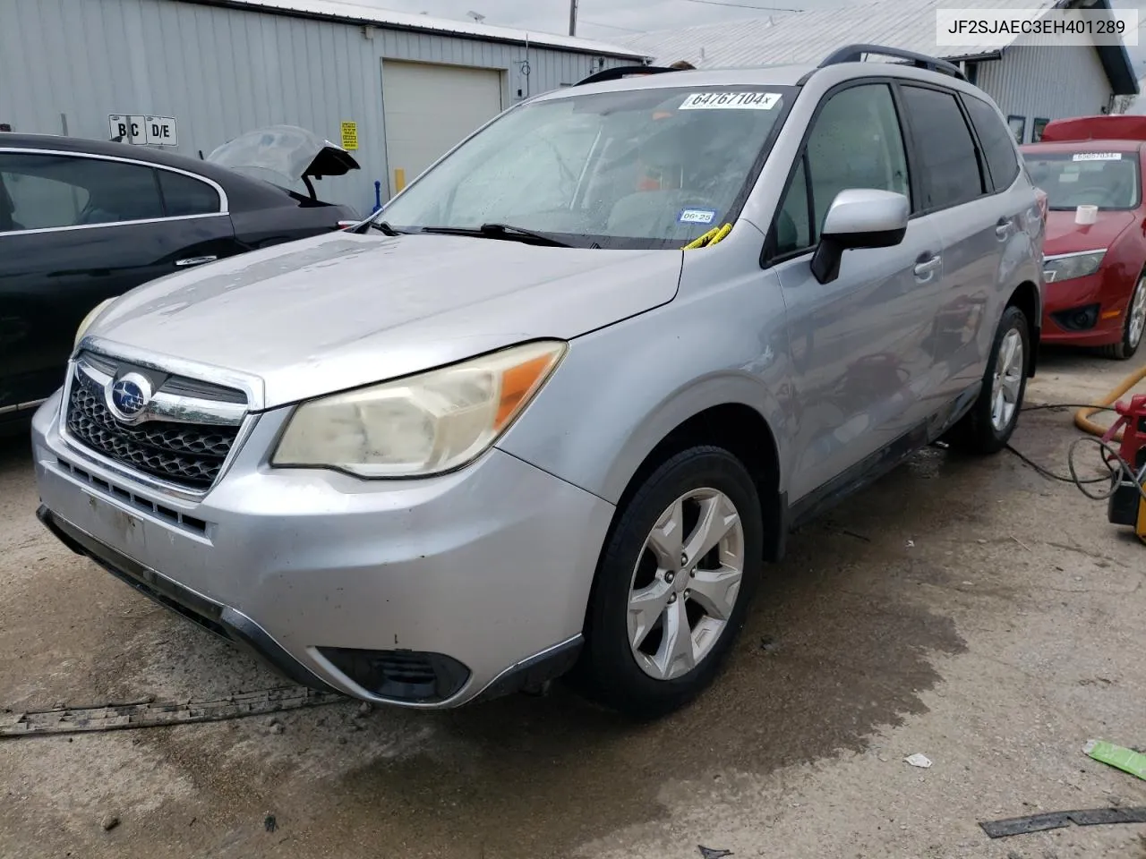 2014 Subaru Forester 2.5I Premium VIN: JF2SJAEC3EH401289 Lot: 64767104