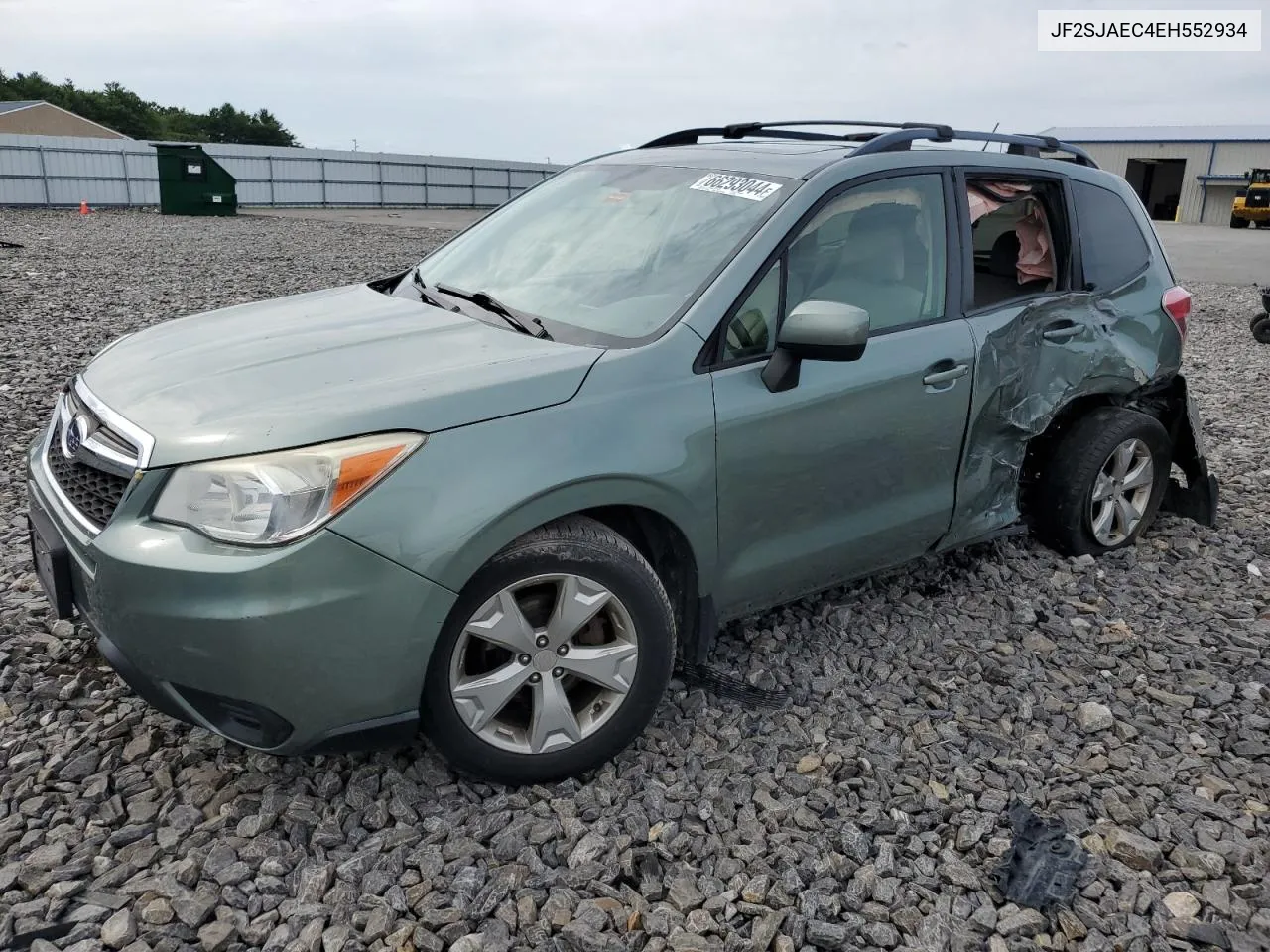 2014 Subaru Forester 2.5I Premium VIN: JF2SJAEC4EH552934 Lot: 66293044