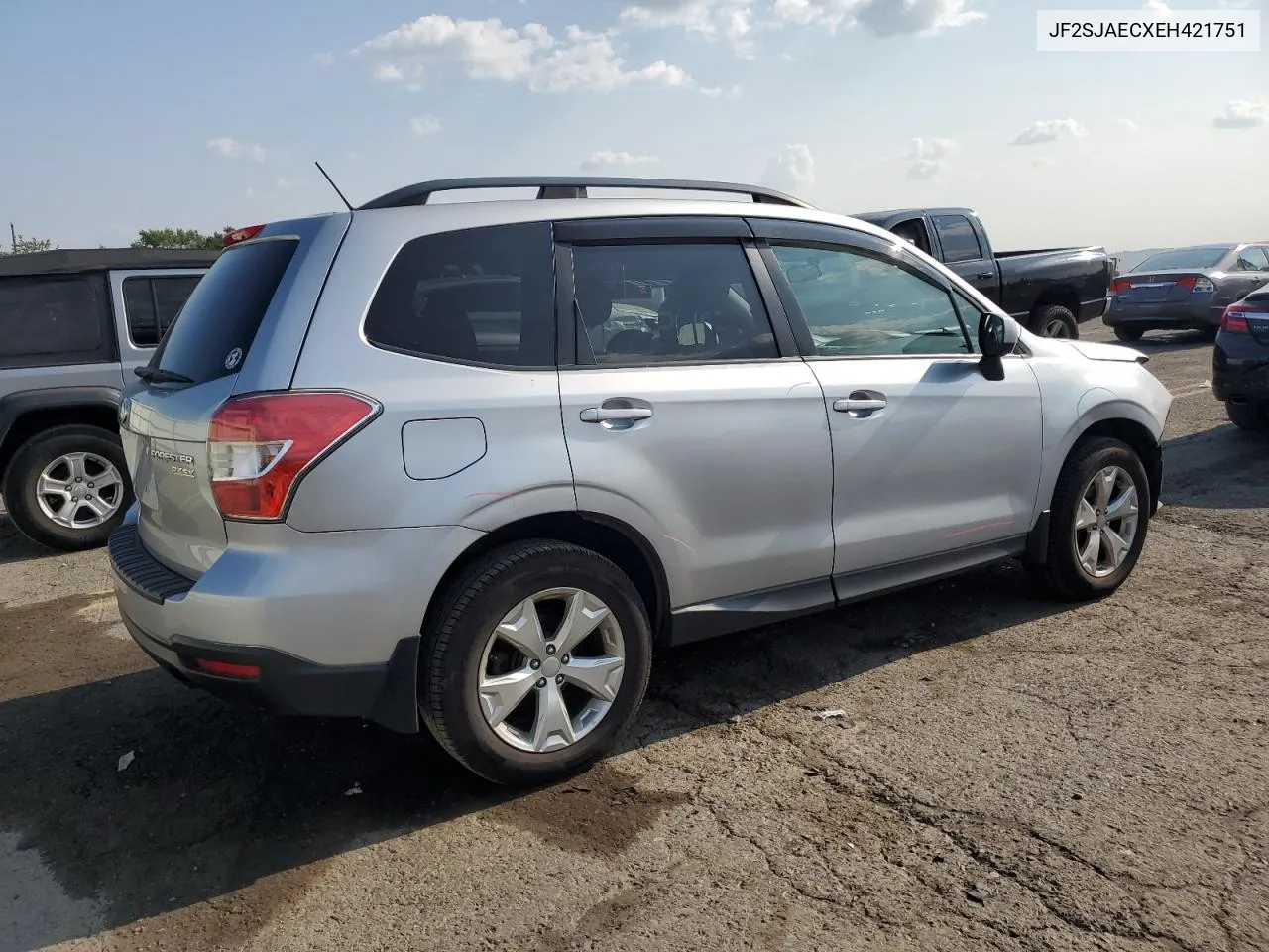 2014 Subaru Forester 2.5I Premium VIN: JF2SJAECXEH421751 Lot: 66950704