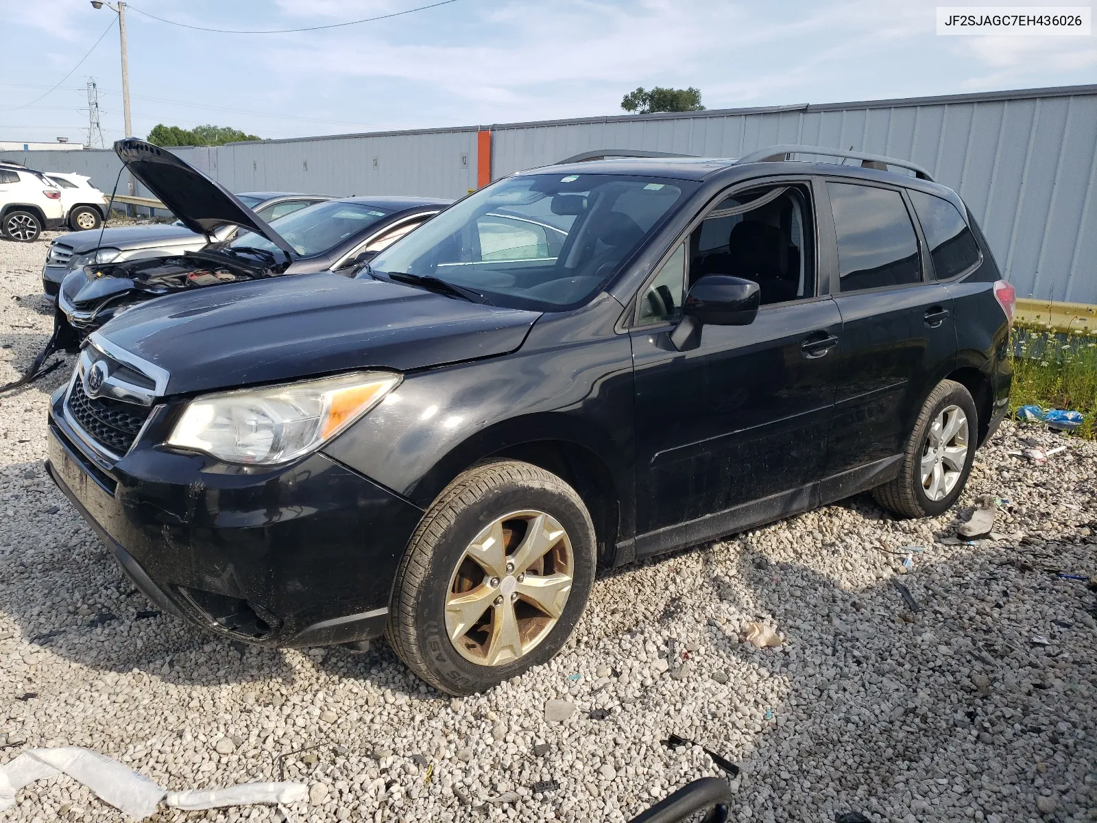 2014 Subaru Forester 2.5I Premium VIN: JF2SJAGC7EH436026 Lot: 66973364