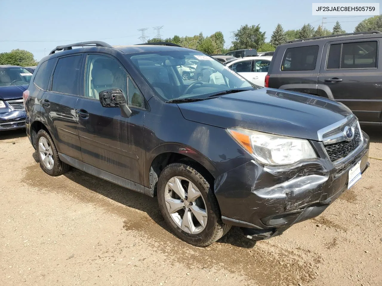 2014 Subaru Forester 2.5I Premium VIN: JF2SJAEC8EH505759 Lot: 67580204