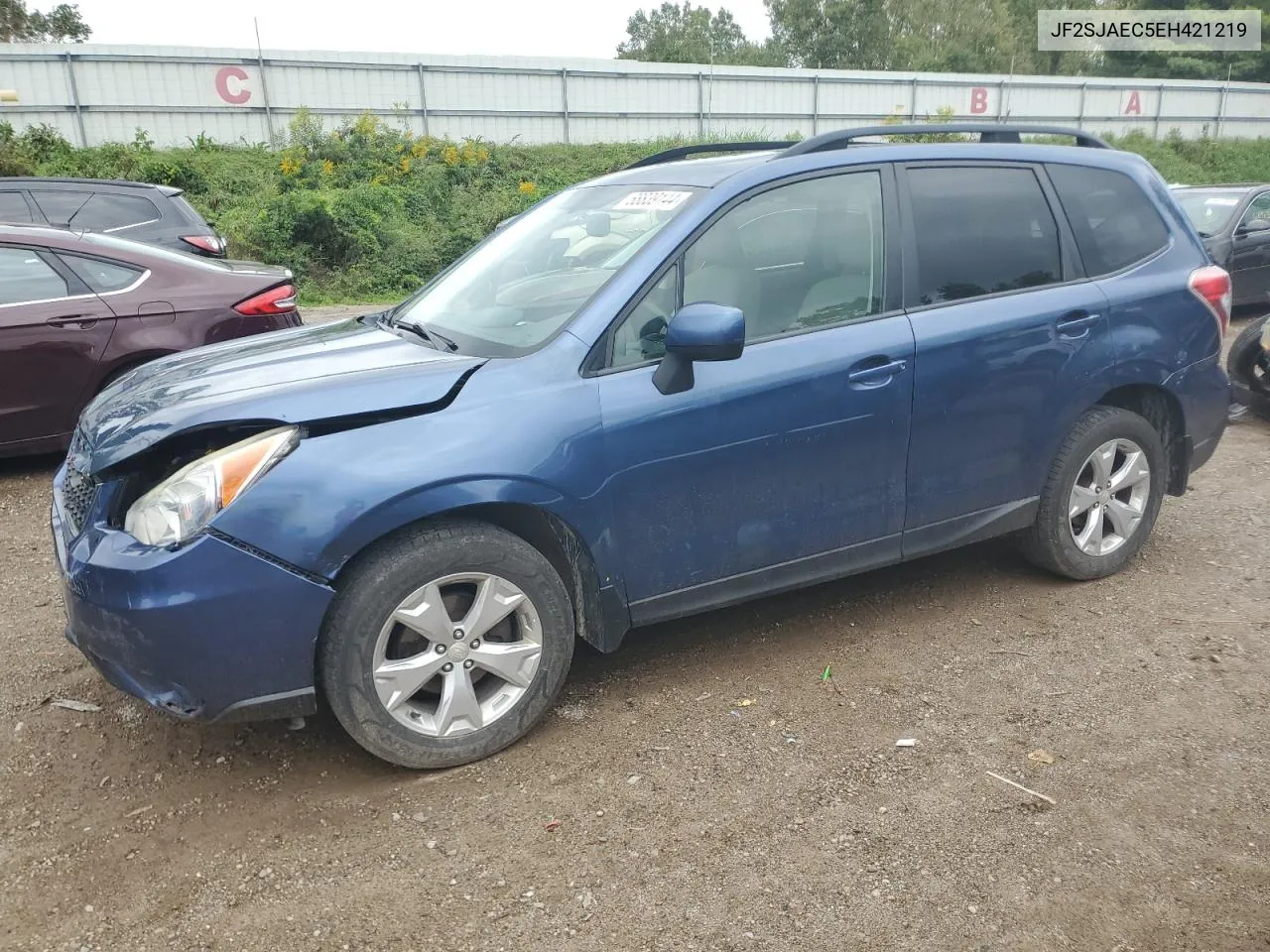 2014 Subaru Forester 2.5I Premium VIN: JF2SJAEC5EH421219 Lot: 68839144