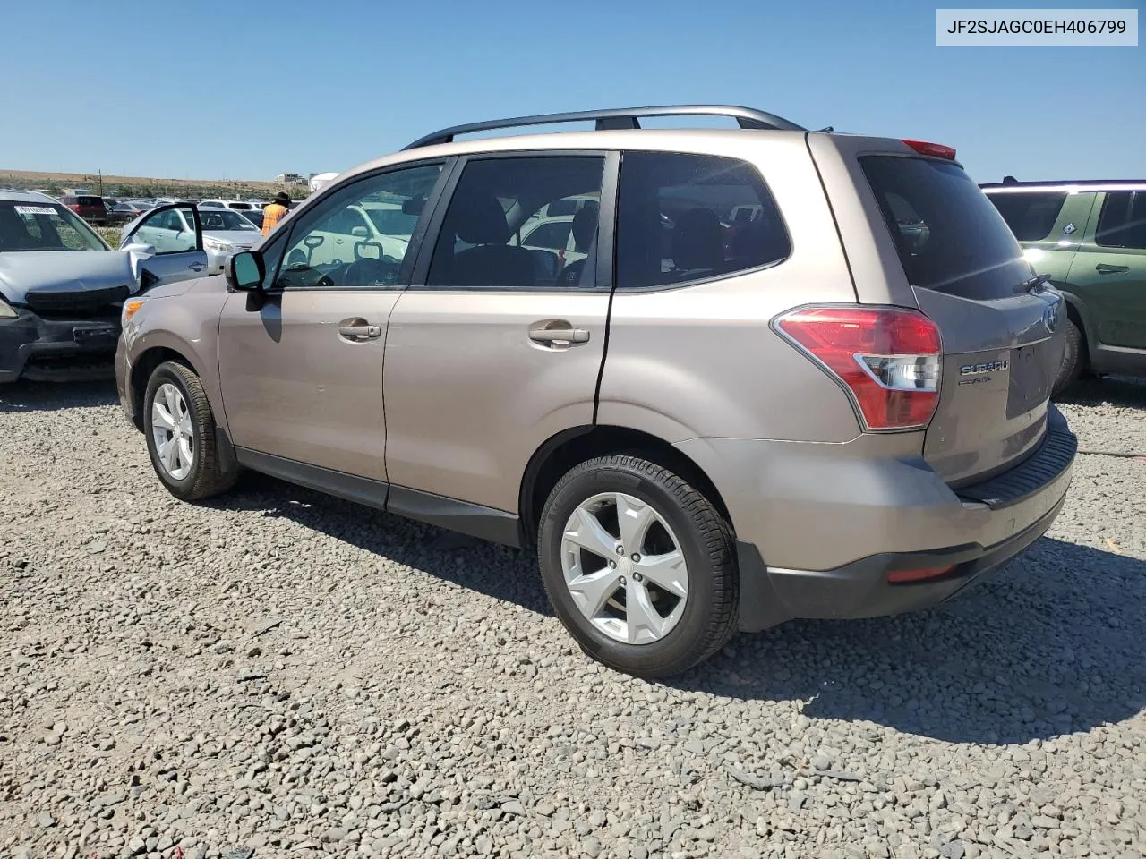 2014 Subaru Forester 2.5I Premium VIN: JF2SJAGC0EH406799 Lot: 69118134