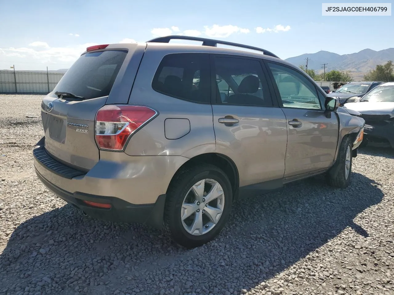 2014 Subaru Forester 2.5I Premium VIN: JF2SJAGC0EH406799 Lot: 69118134