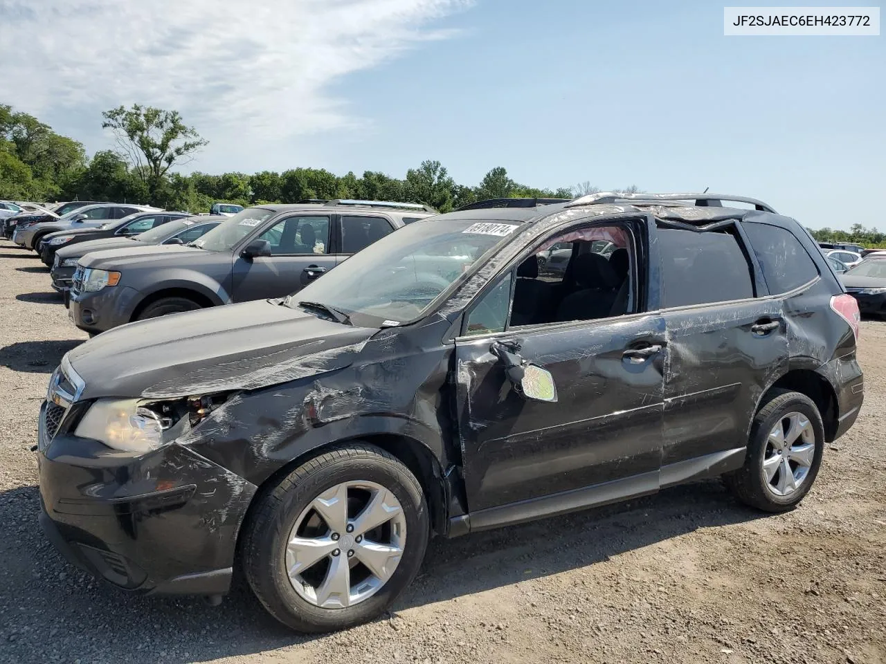 2014 Subaru Forester 2.5I Premium VIN: JF2SJAEC6EH423772 Lot: 69180174