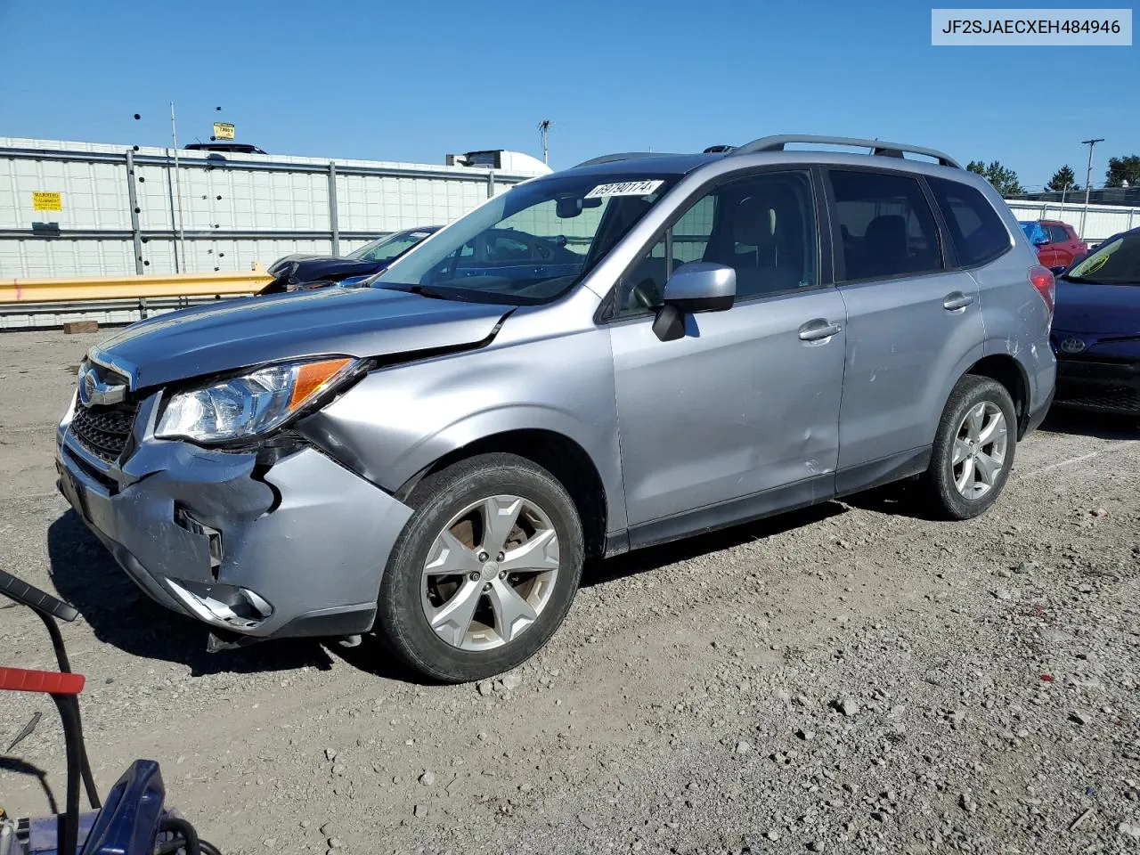 2014 Subaru Forester 2.5I Premium VIN: JF2SJAECXEH484946 Lot: 69790174