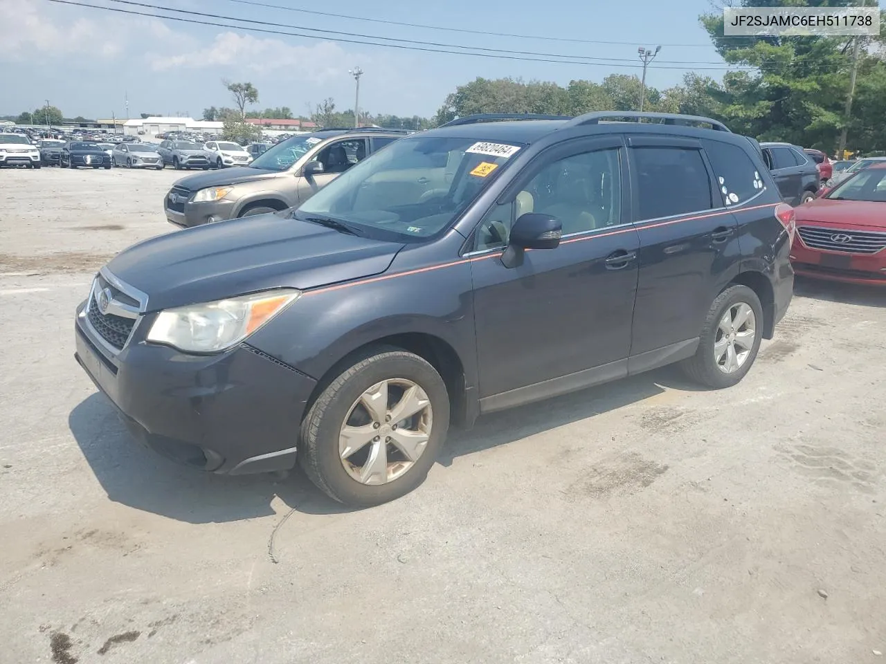 JF2SJAMC6EH511738 2014 Subaru Forester 2.5I Touring