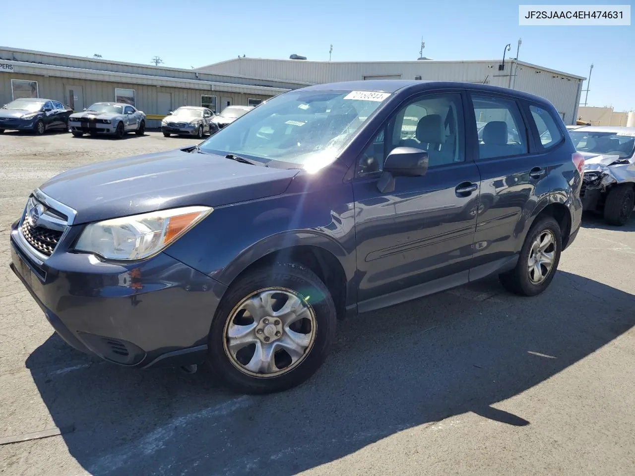 2014 Subaru Forester 2.5I VIN: JF2SJAAC4EH474631 Lot: 70150844