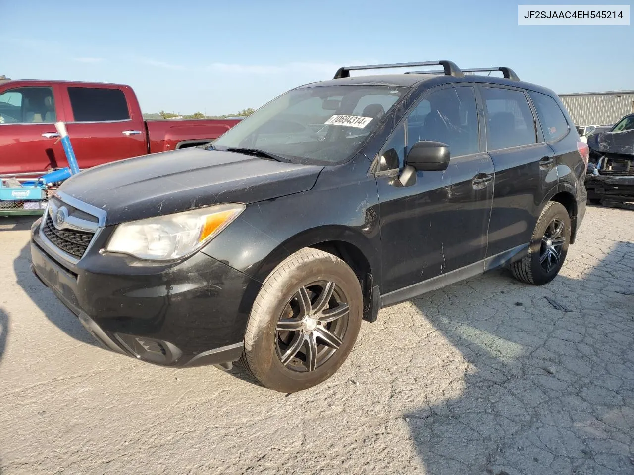 2014 Subaru Forester 2.5I VIN: JF2SJAAC4EH545214 Lot: 70694314