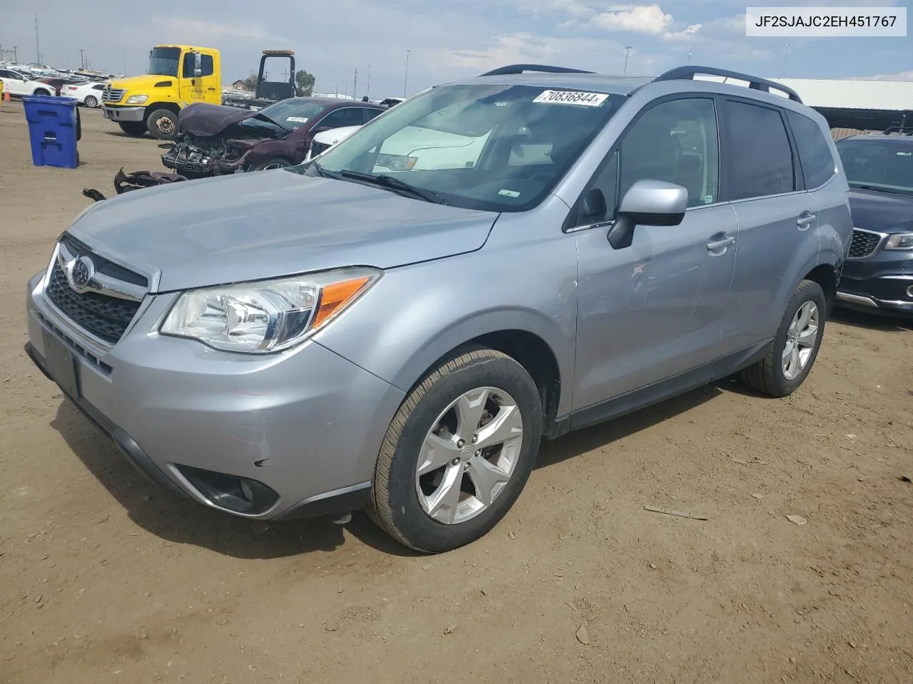 2014 Subaru Forester 2.5I Limited VIN: JF2SJAJC2EH451767 Lot: 70836844