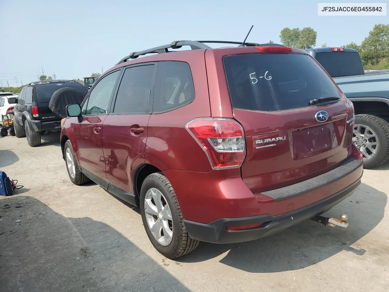 2014 Subaru Forester 2.5I Premium VIN: JF2SJACC6EG455842 Lot: 71123604