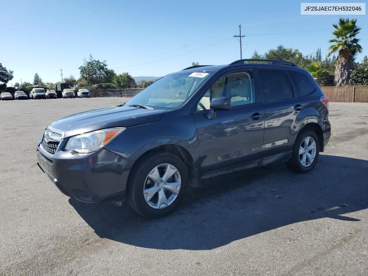 2014 Subaru Forester 2.5I Premium VIN: JF2SJAEC7EH532046 Lot: 71288644