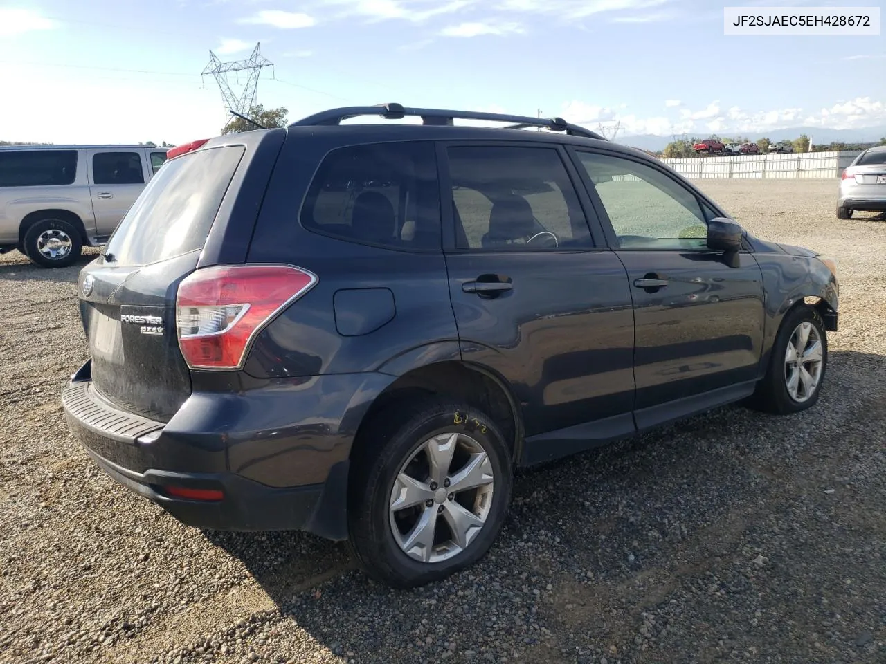 JF2SJAEC5EH428672 2014 Subaru Forester 2.5I Premium