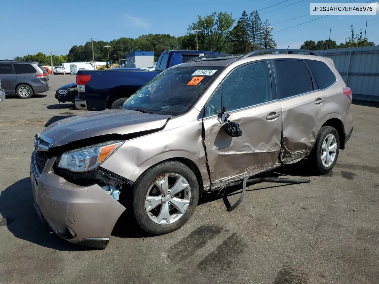 JF2SJAHC7EH465976 2014 Subaru Forester 2.5I Limited