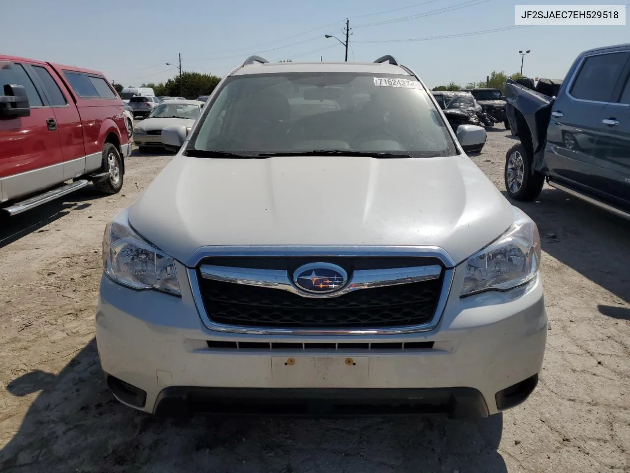 2014 Subaru Forester 2.5I Premium VIN: JF2SJAEC7EH529518 Lot: 71624374