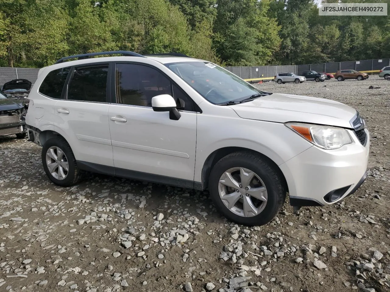 2014 Subaru Forester 2.5I Limited VIN: JF2SJAHC8EH490272 Lot: 71642944