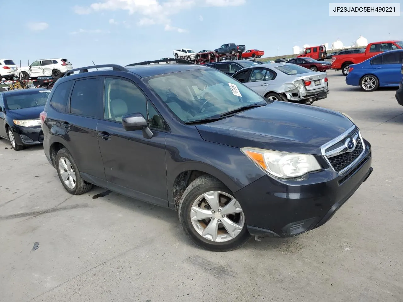 2014 Subaru Forester 2.5I Premium VIN: JF2SJADC5EH490221 Lot: 71876454