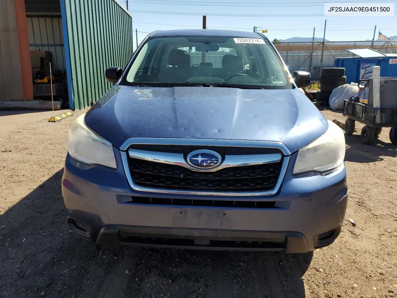 JF2SJAAC9EG451500 2014 Subaru Forester 2.5I