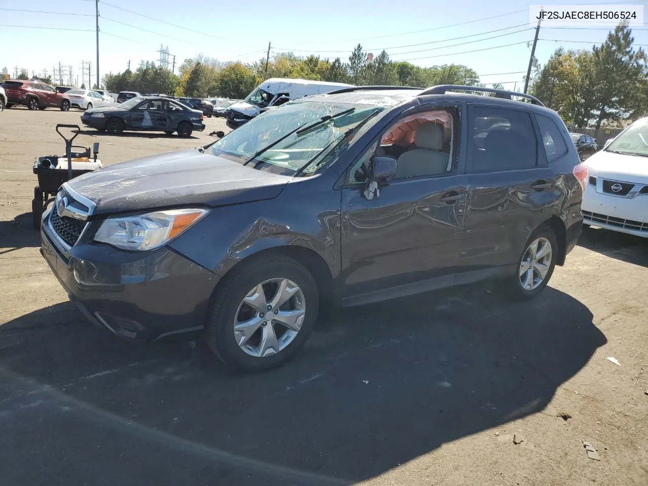 2014 Subaru Forester 2.5I Premium VIN: JF2SJAEC8EH506524 Lot: 72197064