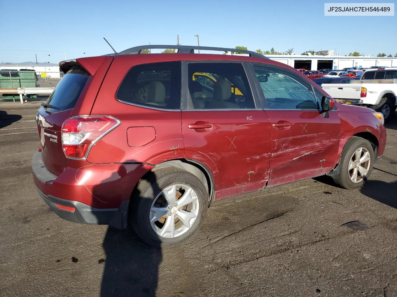 2014 Subaru Forester 2.5I Limited VIN: JF2SJAHC7EH546489 Lot: 72202654