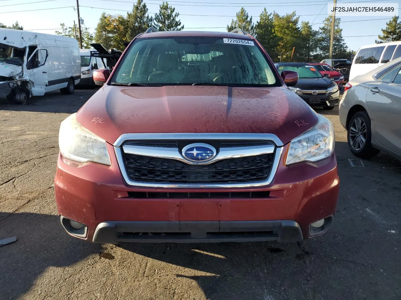 2014 Subaru Forester 2.5I Limited VIN: JF2SJAHC7EH546489 Lot: 72202654