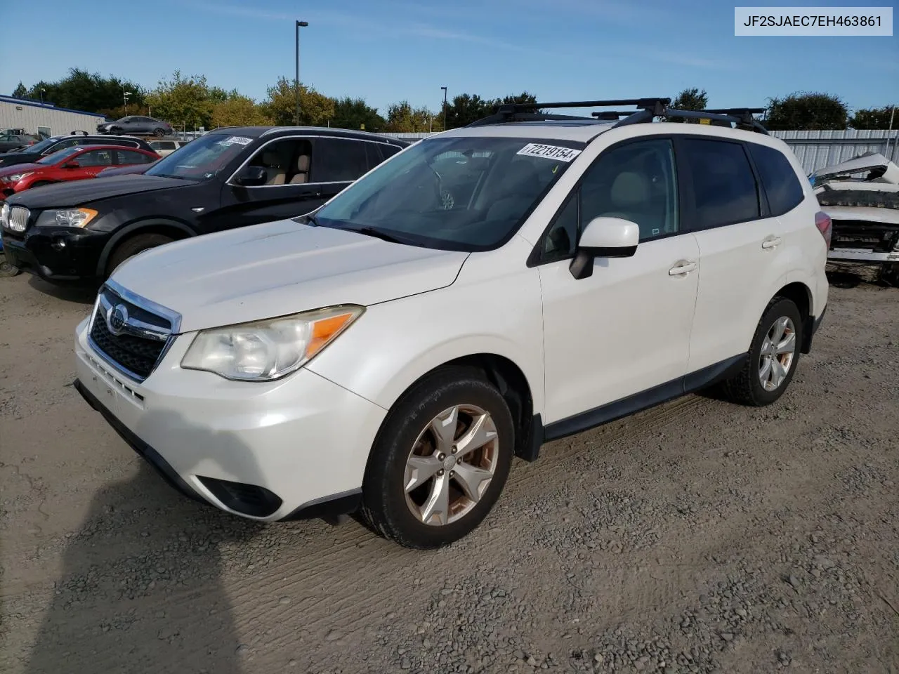 2014 Subaru Forester 2.5I Premium VIN: JF2SJAEC7EH463861 Lot: 72219154