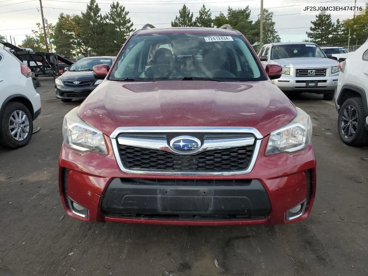 2014 Subaru Forester 2.0Xt Touring VIN: JF2SJGMC3EH474716 Lot: 72412434