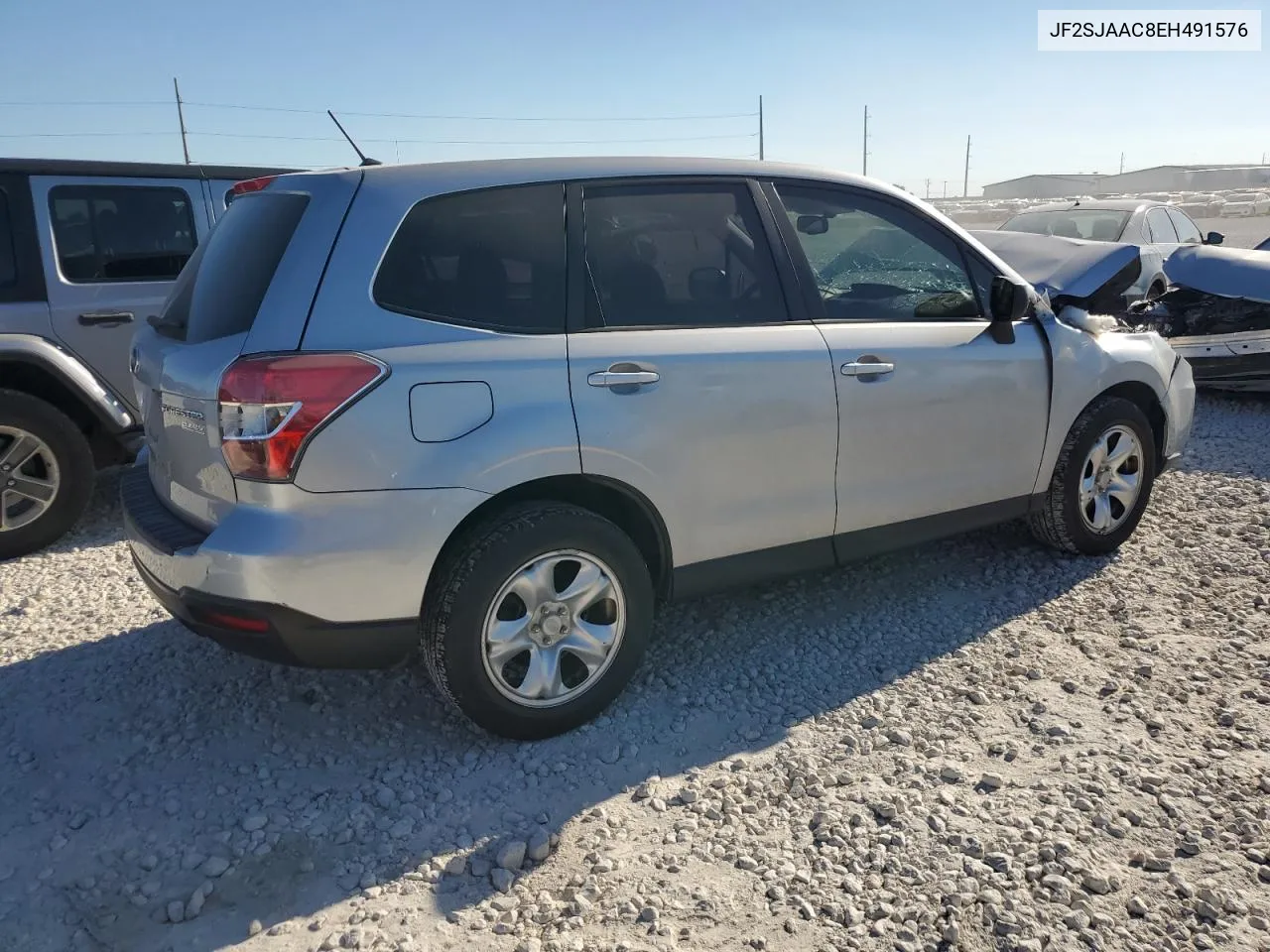 2014 Subaru Forester 2.5I VIN: JF2SJAAC8EH491576 Lot: 72460284