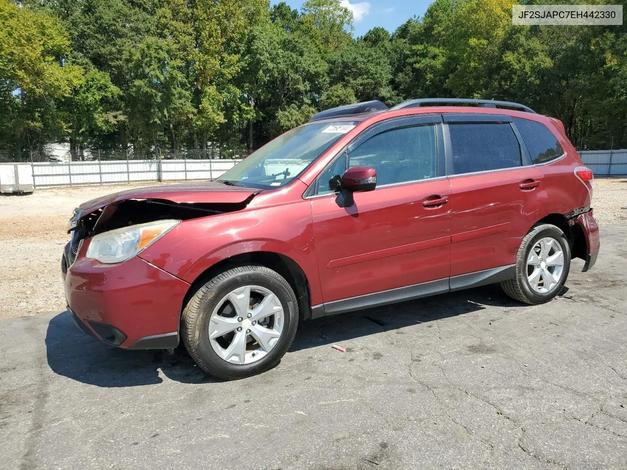 2014 Subaru Forester 2.5I Touring VIN: JF2SJAPC7EH442330 Lot: 72595144