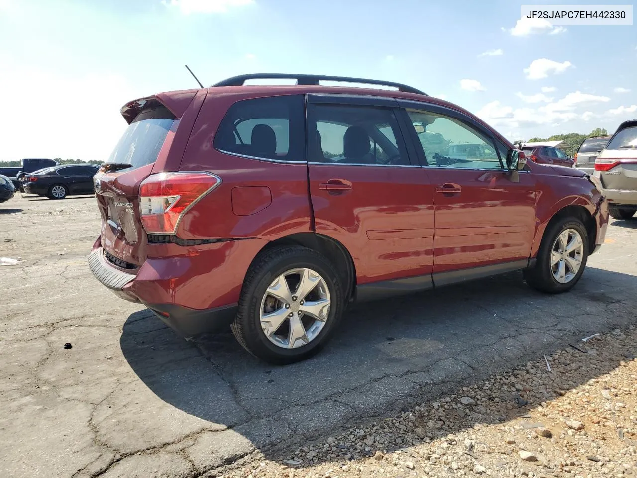 2014 Subaru Forester 2.5I Touring VIN: JF2SJAPC7EH442330 Lot: 72595144